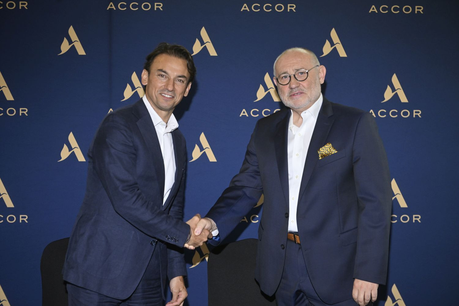Patrick Mendes, CEO Europe & North Africa Accor - Premium, Midscale & Economy i dr Grzegorz Goryszewski Allenort CEO